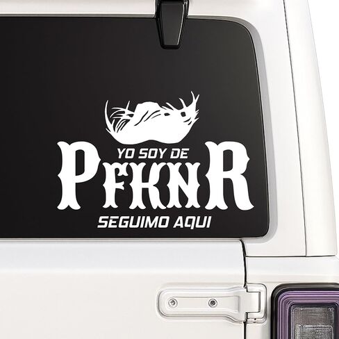يو الصويا دي pfknr | شارات نافذة السيارة | ملصق فينيل النص الإسباني | تعليمات التطبيق المدرجة in Saudi Arabia