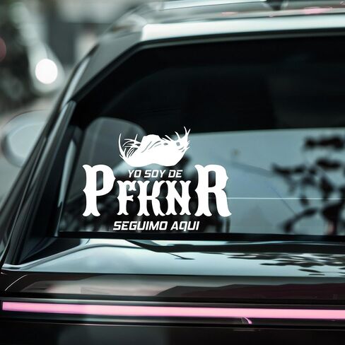 يو الصويا دي pfknr | شارات نافذة السيارة | ملصق فينيل النص الإسباني | تعليمات التطبيق المدرجة in Saudi Arabia