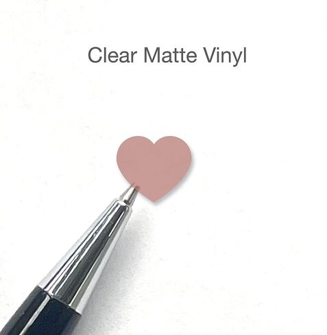 Transparent Heart Stickers / 96 Translucent Vinyl Stickers (approx 1/3") / Micro Accent Markers Highlight Stickers Flag Stickers/Date Covers/Essential Productivity Life/Bullet Bujo Journal in Kuwait