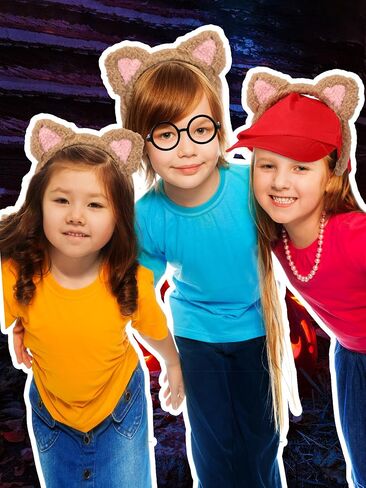 Willbond 7 PCS Halloween Animal Cortumes Consers Consers Comband -Obder Knee High Sock Gook Gooks for Cosplay Party Comples in Kuwait