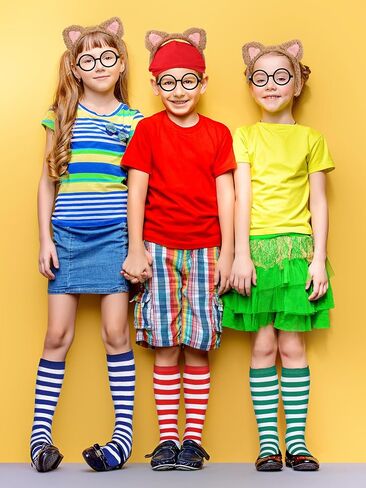 Willbond 7 PCS Halloween Animal Cortumes Consers Consers Comband -Obder Knee High Sock Gook Gooks for Cosplay Party Comples in Kuwait