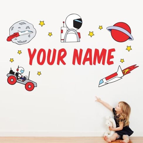 Oliver's Labels Premium Personalized Life Sized Wall Decal for Kids Room Décor - Peel & Stick, Removable (PAW Patrol™) in Saudi Arabia