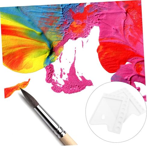 Homoyoyo 3pcs بلاستيك ألوان مائية الصباغ الصباغ DIY لوحة الطلاء الفنية سهلة التنظيف للطلاب الفنانين المشاريع الحرفية in Saudi Arabia