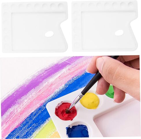 Homoyoyo 3pcs بلاستيك ألوان مائية الصباغ الصباغ DIY لوحة الطلاء الفنية سهلة التنظيف للطلاب الفنانين المشاريع الحرفية in Saudi Arabia