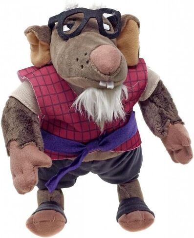 Mattel Teenage Mutant Ninja Turtles: Mutant Mayhem Sensei Splinter Plush Toy ، دمية ناعمة 8 بوصة من شخصية TMNT Sensei Splinter in Kuwait