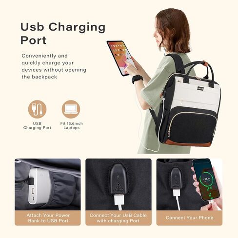 MOSISO 15.6 inch Laptop Backpack with USB Charging Port&Front Corduroy Pocket&Compatible with MacBook Air 13 inch Case 2025-2022,Hard Shell&Keyboard Cover&Screen Film&Type C, Crystal Starlight&Black in Saudi Arabia