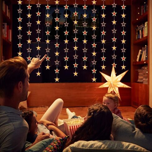 TAOBARY 6 PCS موضوع فيلم Star Garland Banner Decor in Saudi Arabia