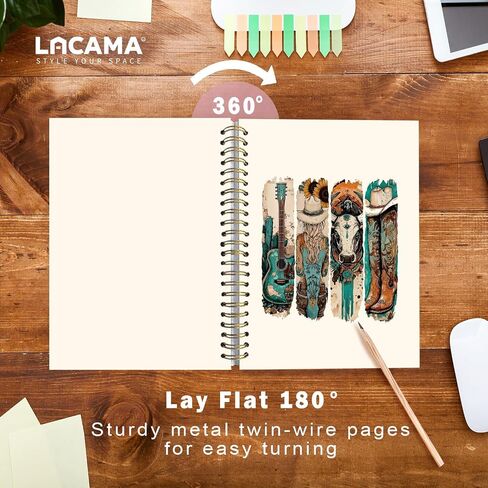 Lacama Bible Notebook Prayer Journal for Women ， هدايا مسيحية ملهمة للنساء ， أجهزة الكمبيوتر المحمولة للكتاب المقدس لأخذ الملاحظات ، دفتر Noteblic jardcover للمكتب للإمدادات المدرسية 5.5 × 8.3 in Saudi Arabia