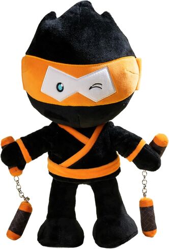 NINJA KIDZ TV Official Merch, Posable Plushie, Spy Ninja Kids Toys, Plush Toys for Kids, Action Figure Merch, Stuffies for Girls and Boys, Stealthy Poseable Plush (Blue) in Saudi Arabia