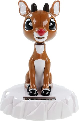 Ruz Snoopy Santa Claus Christmas Décor Solar Bobblehead, Indoor Home Decor and Holiday Decoration Figurine in Saudi Arabia