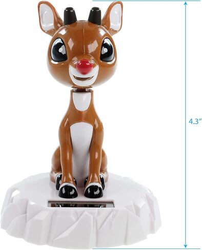 Ruz Snoopy Santa Claus Christmas Décor Solar Bobblehead, Indoor Home Decor and Holiday Decoration Figurine in Saudi Arabia