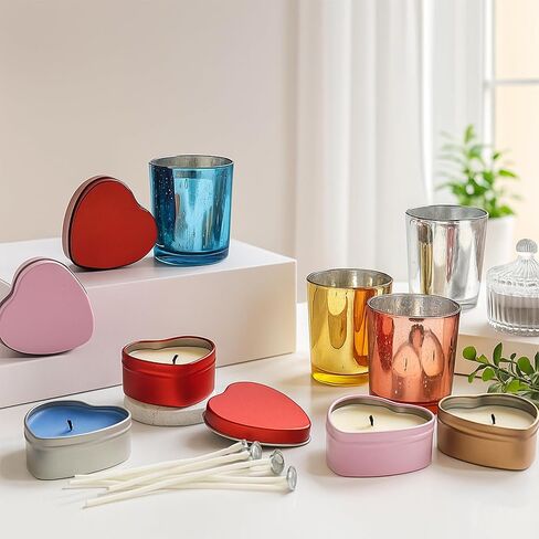 Ksedcon Complete Candle Making Kit with Smart Wax Melting Pot for Adults, Digital Wax Melts Kit to Make Your Own DIY Aromatic Candles in Kuwait