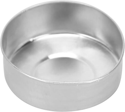 50 Pcs Aluminum Tea Light Tins Heat Resistant Tin Tea Light Cups Round Candle Mold Empty Case Candle Wax Containers DIY Candles Making Supplies in Saudi Arabia