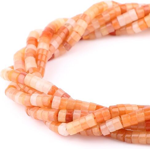 خرزات Aventurine Aventurine الطبيعية هاييشي الفواصل الفضفاضة شبه الثمينة ذات الجولة الجولة الحجر الأحجار الكريمة الحجر من أجل الديكور المجوهرات صنع 4x2mm 15.5 " in Kuwait