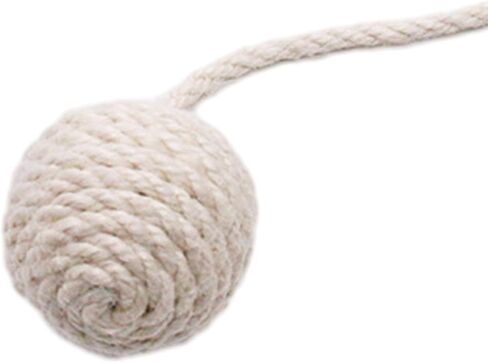 5pcs Cat Sisal Rope Ball Toys و Cat Hemp Rope Balls و Self -Self و Pets Interactive Toy for Cat Kitty و 4.5 سم اللون الأبيض in Saudi Arabia