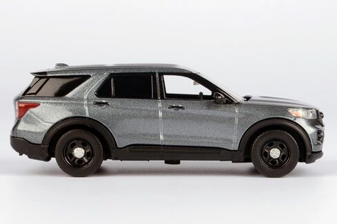 for Ford 2022 Explorer Police Interceptor Utility Blank Black Builder Kit 1/43 (5 inch) Diecast Model Motormax 79521 (Black) in Saudi Arabia
