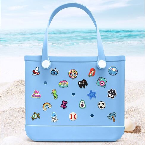 Charms For Bogg Bag Accessories Summer Beach Small Tote Bag Charms For Women in Kuwait