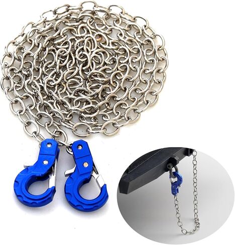 CNC الألومنيوم سبيكة RC TOR HOOK ، HOINCH CRAWLER HOINCH لـ SCX10 TAMIYA D90 D110 TF2 TRX4 CC01 ETC 1/10 RC Crawler ، Off-Road and Recovery Models (Blue Hook) in Kuwait