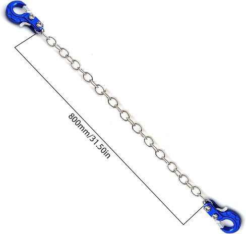 CNC الألومنيوم سبيكة RC TOR HOOK ، HOINCH CRAWLER HOINCH لـ SCX10 TAMIYA D90 D110 TF2 TRX4 CC01 ETC 1/10 RC Crawler ، Off-Road and Recovery Models (Blue Hook) in Kuwait