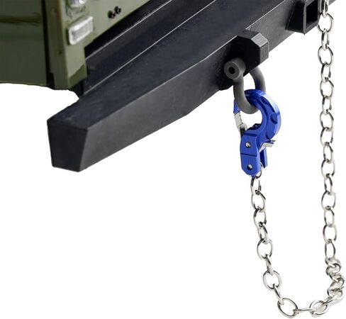 CNC الألومنيوم سبيكة RC TOR HOOK ، HOINCH CRAWLER HOINCH لـ SCX10 TAMIYA D90 D110 TF2 TRX4 CC01 ETC 1/10 RC Crawler ، Off-Road and Recovery Models (Blue Hook) in Kuwait