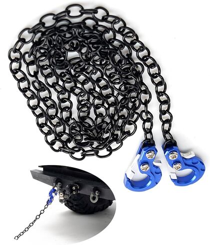 CNC Aluminum Alloy RC Tow Hook, Crawler Winch Hooks for SCX10 Tamiya D90 D110 TF2 TRX4 CC01 Etc 1/10 RC Crawler,Off-Road and Recovery Models (Blue Hook) in Kuwait