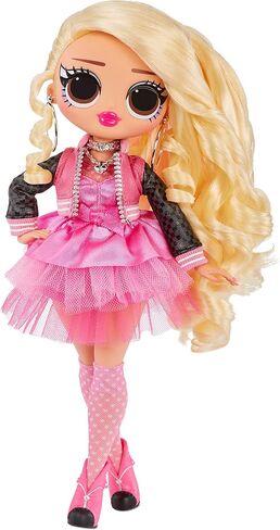 مضحك جداً. مفاجأة! OMG Movie Magic Fashion Dolls 2 -Pack Tough Tough و Pink Chick مع 25 مفاجأة بما في ذلك 4 مظهر من الأزياء ، ونظارات ثلاثية الأبعاد ، وملحقات ، ومسلسلات قابلة لإعادة الاستخدام - هدية رائعة للأعمار 4+ in Saudi Arabia