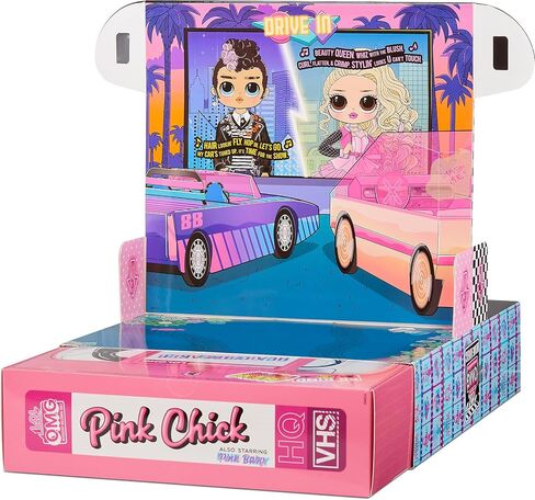 مضحك جداً. مفاجأة! OMG Movie Magic Fashion Dolls 2 -Pack Tough Tough و Pink Chick مع 25 مفاجأة بما في ذلك 4 مظهر من الأزياء ، ونظارات ثلاثية الأبعاد ، وملحقات ، ومسلسلات قابلة لإعادة الاستخدام - هدية رائعة للأعمار 4+ in Saudi Arabia