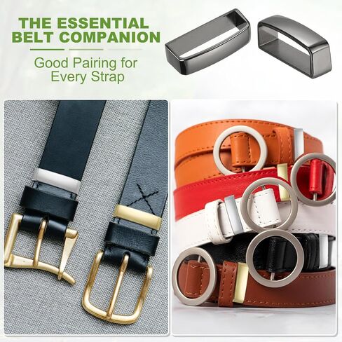 PATIKIL Belt Loop Keepers, Alloy Belt Strap Ring Men's Buckle for Craft Fixing in Saudi Arabia