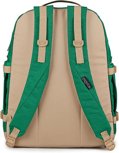 JanSport Small Seattle Pack – Compact Backpack with Main Compartment, Dual Water Bottle Pockets, and Padded Sleeve for 15-Inch Laptop, Red Tape in Saudi Arabia