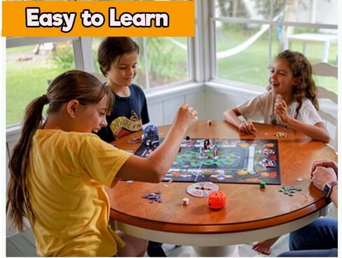 Haunted Halloween: The Trick-or-Treat Game. Family fun, Kids, Adults. 2-5 players. Strategy board game. Ages 7+ in Saudi Arabia