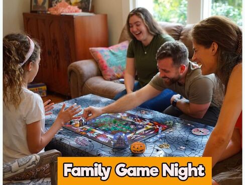Haunted Halloween: The Trick-or-Treat Game. Family fun, Kids, Adults. 2-5 players. Strategy board game. Ages 7+ in Saudi Arabia