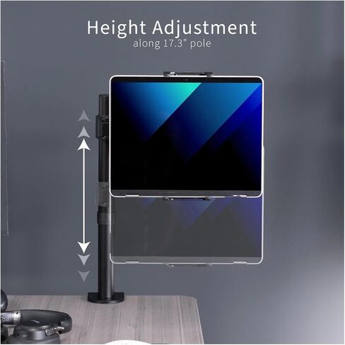 Single Laptop Desk Stand for 2-in-1 laptops and Portable Monitors - in Saudi Arabia