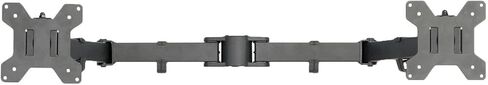 Black Adjustable Dual Computer Monitor Arm for Desk Stand- in Saudi Arabia