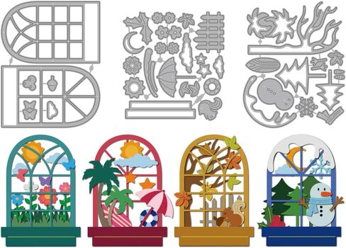 MAYJOYDIY Golf Theme Metal Die Cuts Golf Carts Clubs Cutting Dies Stencil Sport Caps Gloves Embossing Scrapbooking Cuts Template for DIY Scrapbooking Craft Card Making Album Gift Decor in Saudi Arabia
