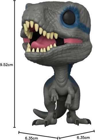 أفلام Funko Pop: Jurassic World 2 - الرقم الأزرق ، Velociraptor القابل للتحصيل ، متعدد الألوان in Saudi Arabia