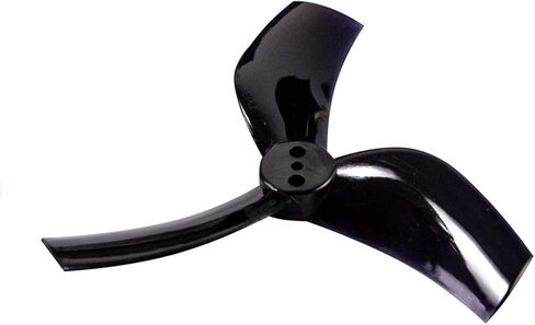 Gemfan 4pairs D63 3-blade propellers 1.5mm عمود 3 ثقوب 2.5 بوصة الدعائم CW CCW لـ 1105-1108 Motor DIY RC FPV Racing Drone (Black) in Saudi Arabia