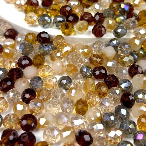 390pcs حبات زجاجية لتصنيع الأساور ، سلسلة خضراء 8 مم من الخرز السائبة الكريستال السائبة لاتفاق مجوهرات القلادة الحرف اليدوية DIY Suncatchers in Kuwait