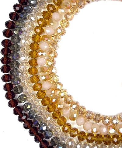 390pcs حبات زجاجية لتصنيع الأساور ، سلسلة خضراء 8 مم من الخرز السائبة الكريستال السائبة لاتفاق مجوهرات القلادة الحرف اليدوية DIY Suncatchers in Kuwait