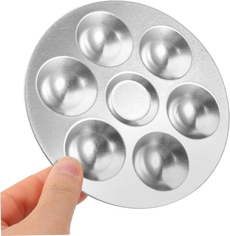 Gadpiparty 2pcs Aluminum Palette Lightweight Painting Trays Storage for Watercolor Art and Outdoor Sketching in Saudi Arabia