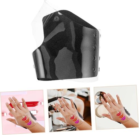 Makeup Palette Gloves Foundation Eyeshadow Mixing Tray Sturdy Pu Professional Makeup Artist Tools in Saudi Arabia
