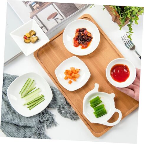 12Pcs Porcelain Mixing Pallets Multi Function Paint Trays for Watercolor Oil Painting and Model Drawing Convenient Lightweight Art Supply in Kuwait