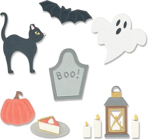 Sizzix Sizzx Thinlits Die Set 14PK Halloween Motifs by Jennifer Ogborn | 665950 | Chapter 3 2022, Multicolor in Saudi Arabia