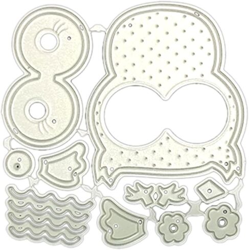 Lovely Owl Mould Cutting Dies, for DIY Scrapbooking Photo Album Decorative Embossing Paper Dies for Card Making Templated in Saudi Arabia