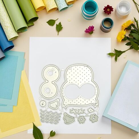 Lovely Owl Mould Cutting Dies, for DIY Scrapbooking Photo Album Decorative Embossing Paper Dies for Card Making Templated in Saudi Arabia