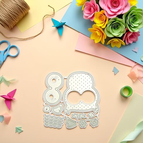 Lovely Owl Mould Cutting Dies, for DIY Scrapbooking Photo Album Decorative Embossing Paper Dies for Card Making Templated in Saudi Arabia