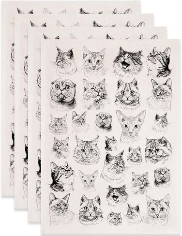 SUPERDANT 4PCS Forest Under Glaze Paper Transfer Pinecone Mushroom Transfer Paper for Clay Ceramic Porcelain Underglaze Transfers for Pottery Enamel Decals Black Underglaze Waterslide Decal Papers in Saudi Arabia