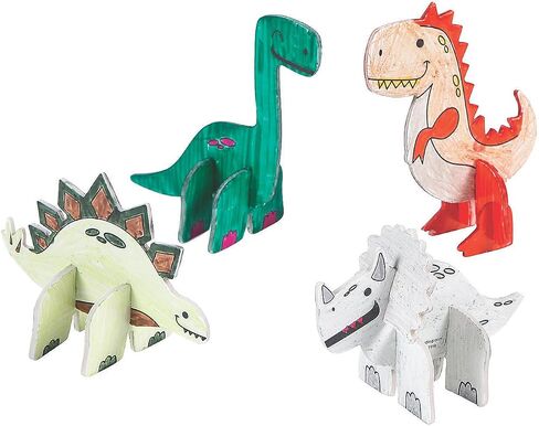 Fun Express Cyo Foam Mini Dinoyosaur - مجموعات حرفية - VBS VOS FACATION BIBLE SCHOOD SELVIES/DICER - 48 قطعة in Saudi Arabia