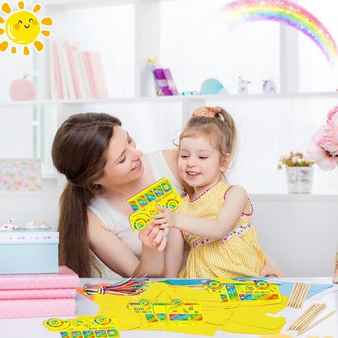 Whoaf 36 PCS مرحبًا بك في فن School Scratch Art و School Bus Scratch Cards اليوم الأول من هدايا المدارس للطلاب ، فالفوز DIY Crafts Party Favors in Saudi Arabia