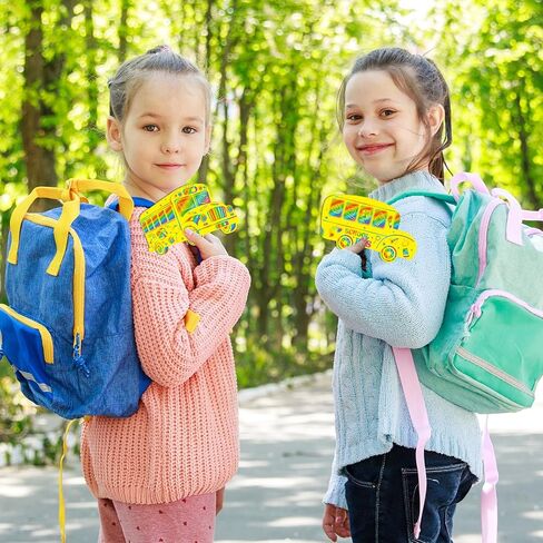 Whoaf 36 PCS مرحبًا بك في فن School Scratch Art و School Bus Scratch Cards اليوم الأول من هدايا المدارس للطلاب ، فالفوز DIY Crafts Party Favors in Saudi Arabia