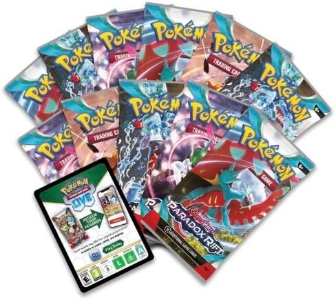 Pokemon TCG: Scarlet & Violet - Paradox Rift Elite Trainer Box (Iron Valiant) in Saudi Arabia